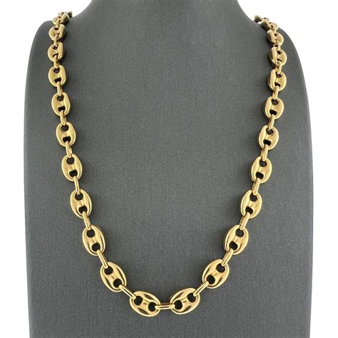 18 inch gucci link chain|14k gucci link necklace.